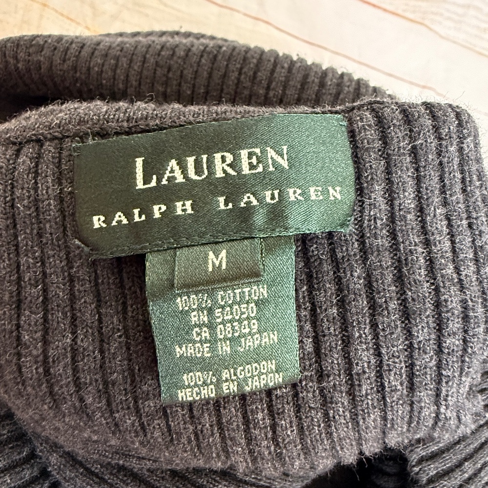 Lauren Ralph Lauren Classic Turtleneck Sweaterβ | Womenβs M | Cotton | Cozy - Picture 5 of 7